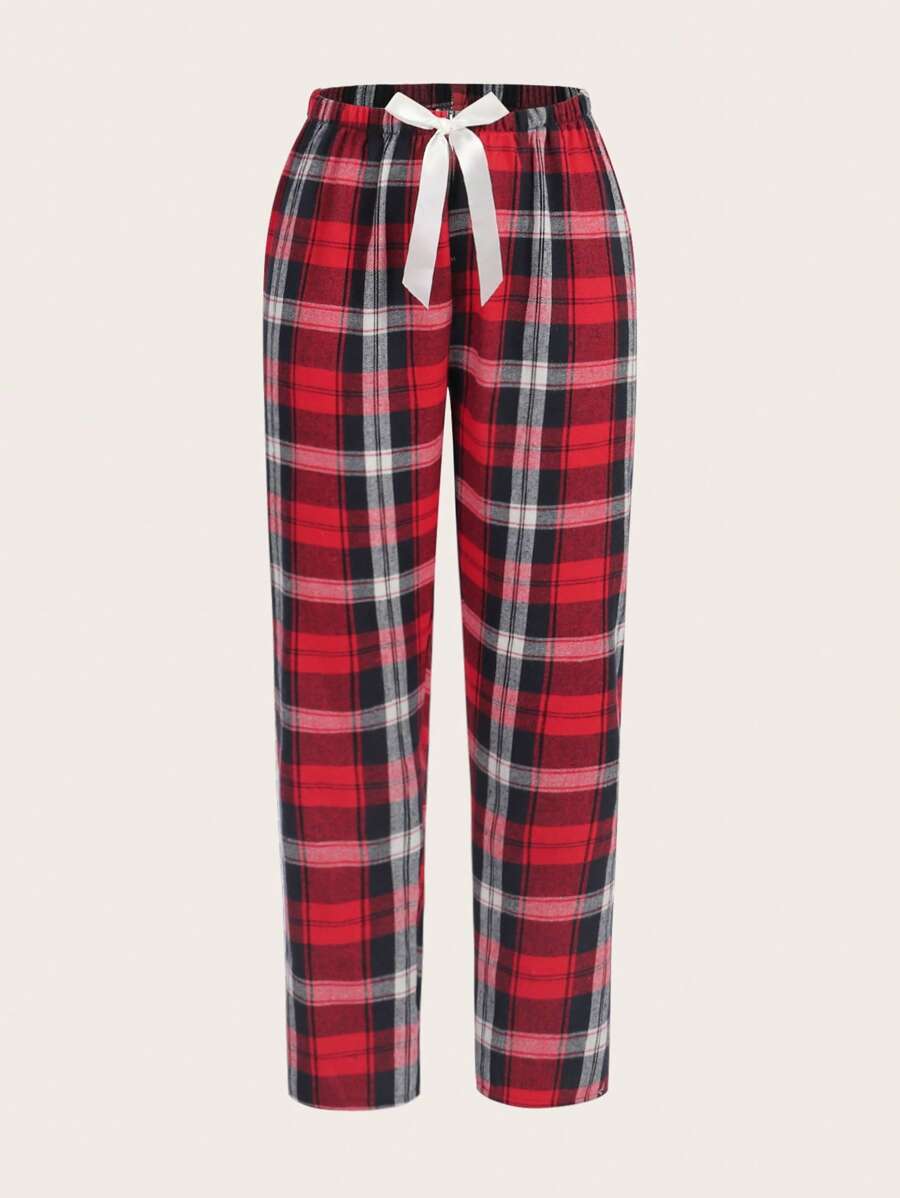 Pack Of 3 Plaid Print Sleep Pants