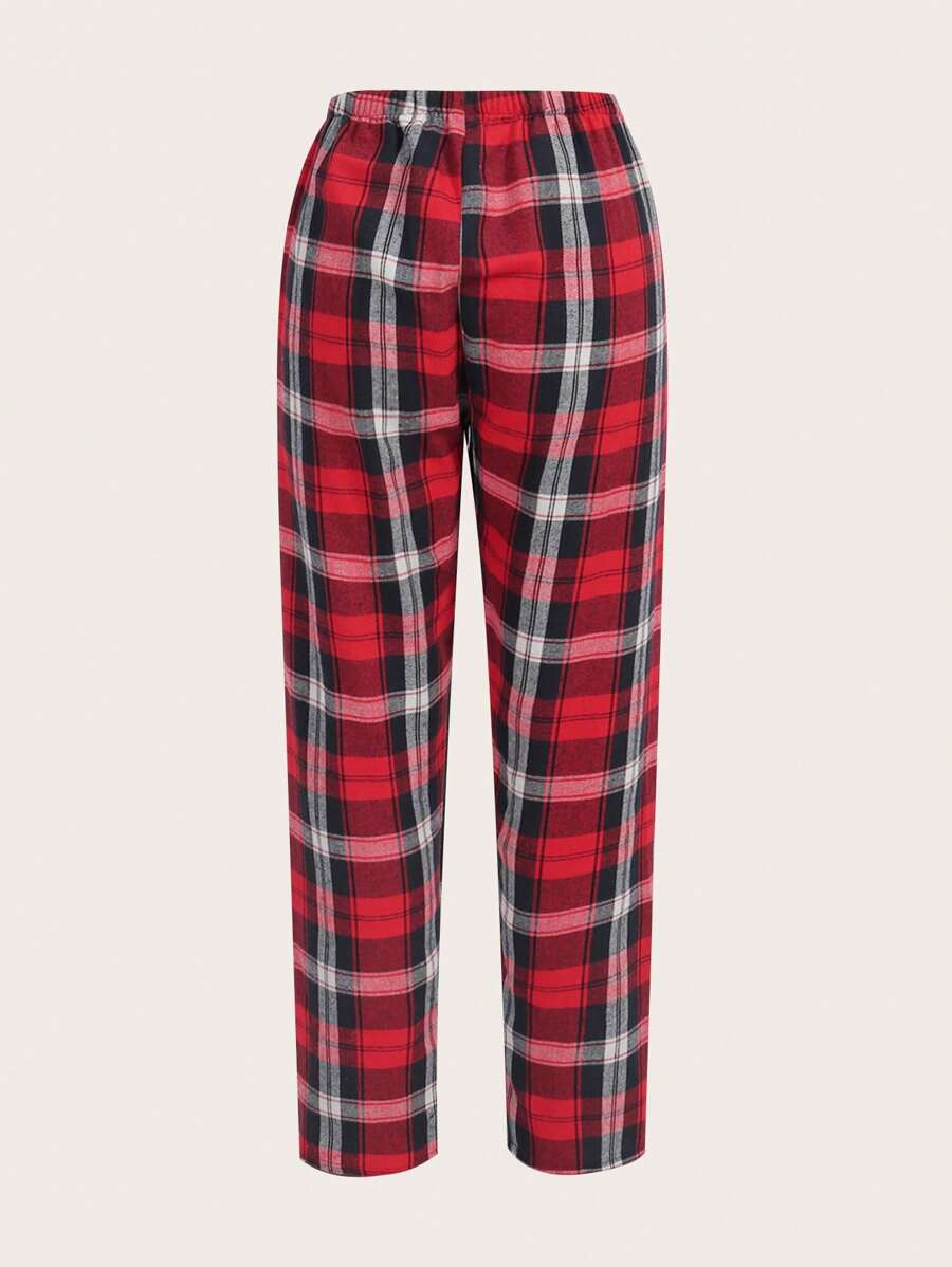 Pack Of 3 Plaid Print Sleep Pants