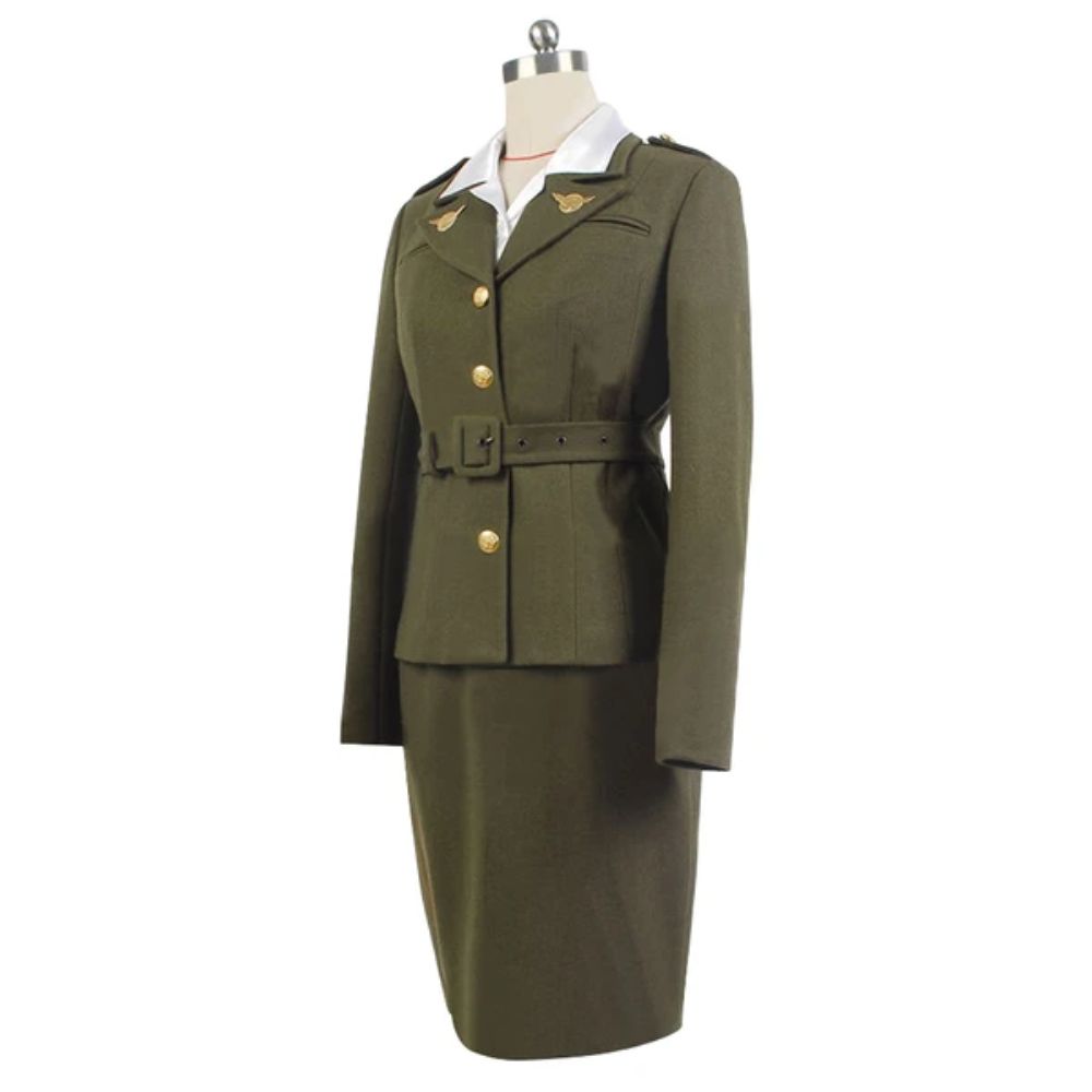 Peggy Carter Suit Cosplay Costume Version