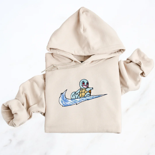 Pokemon Graphic Hoodie With Streetwear Design Squirtle