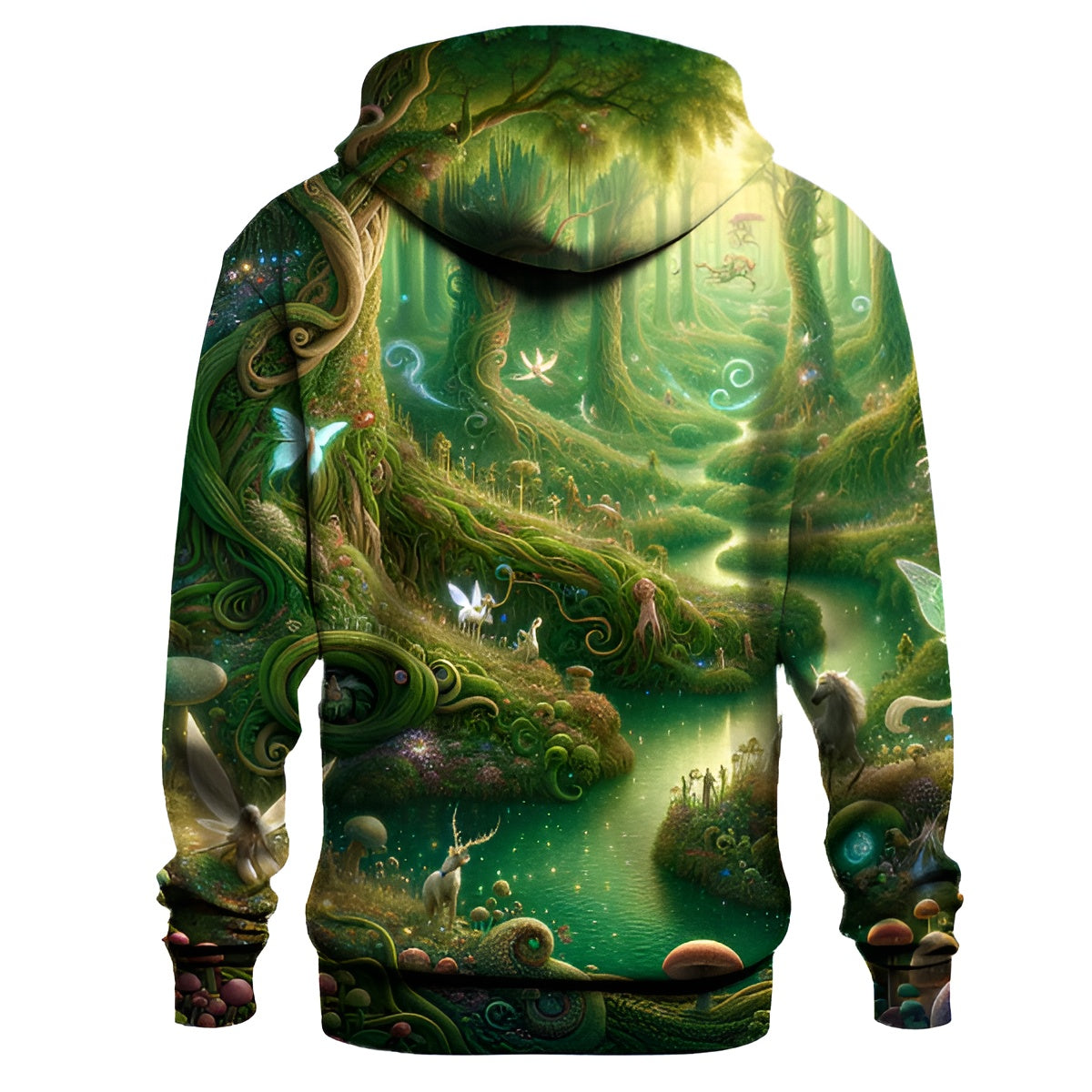 Mystical Forest Creatures Hoodie