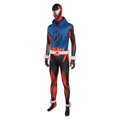 Scarlet Spider Cosplay Costume From Spider-Verse