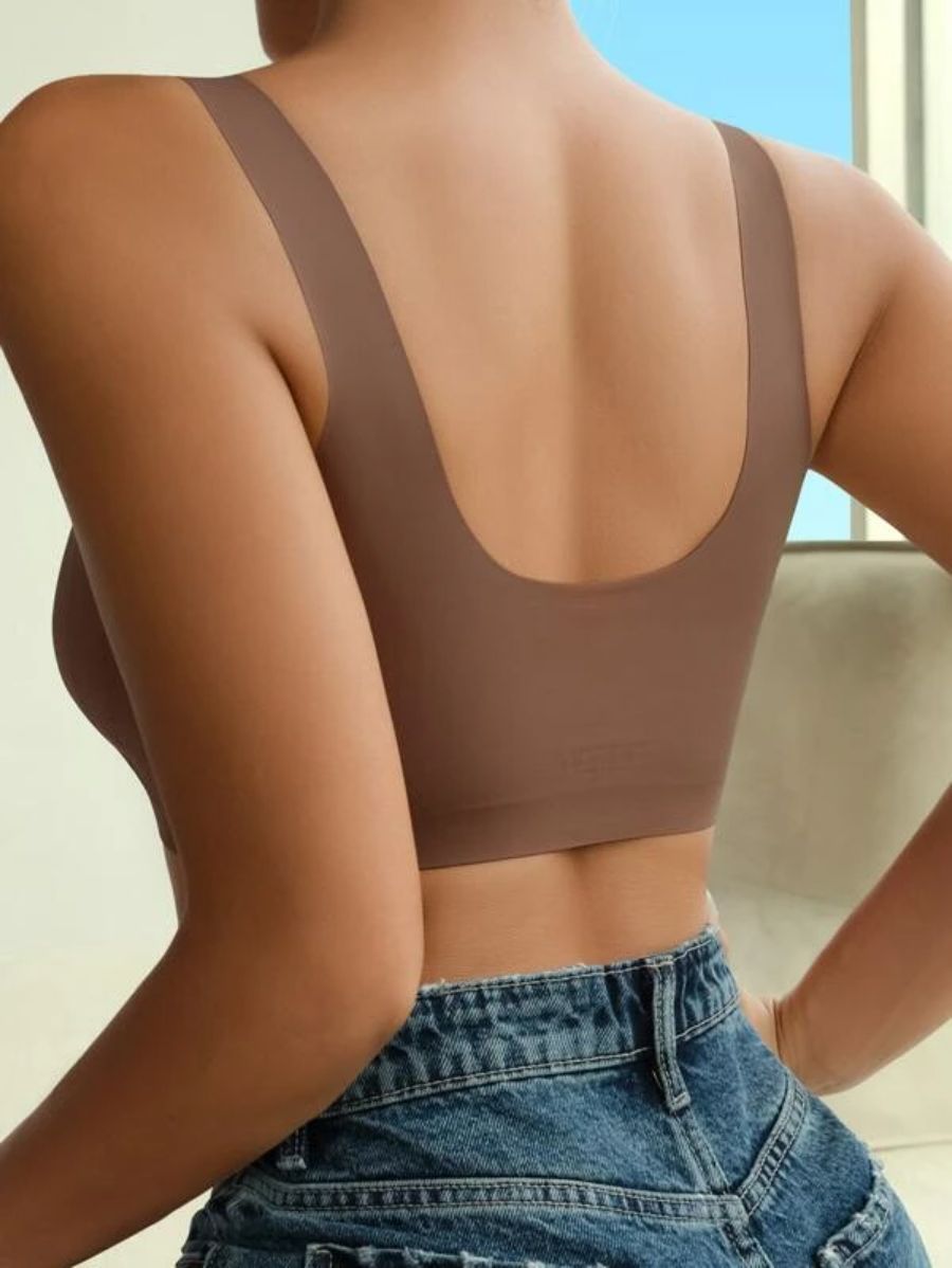 Solid Design Wireless Bra