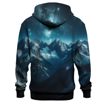 Starry Night Over The Mountains Hoodie