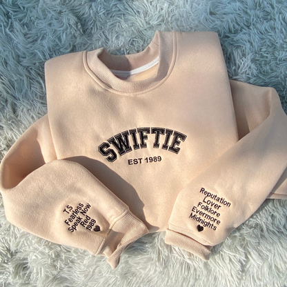 Swiftie Era Sweatshirt Beige