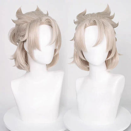 Genshin Impact Albedo Cosplay Wig