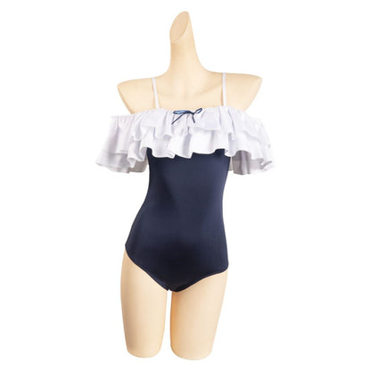 Tsukiyuki Miyako Cosplay Swimsuit XL