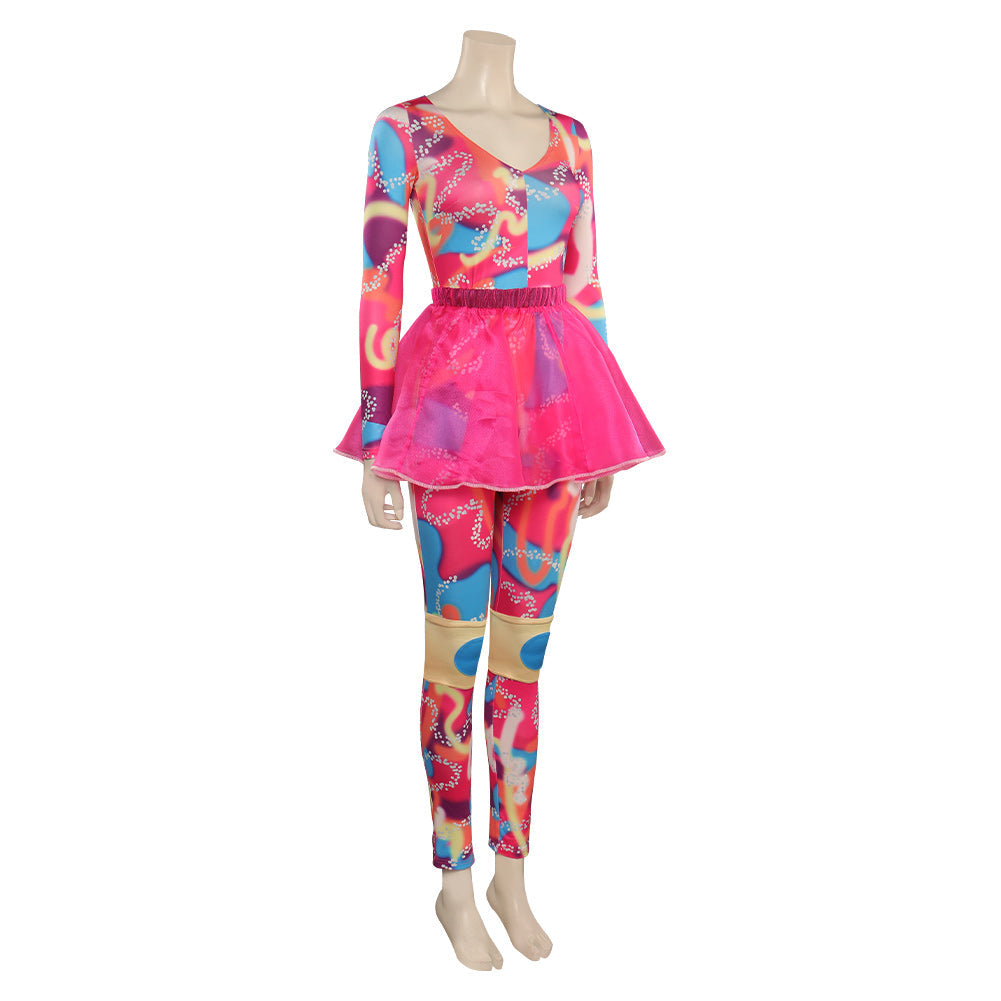 Vibrant Colorful Jumpsuit Cosplay Costume