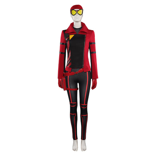 Spider Verse Jessica Drew Cosplay Costume 3XL