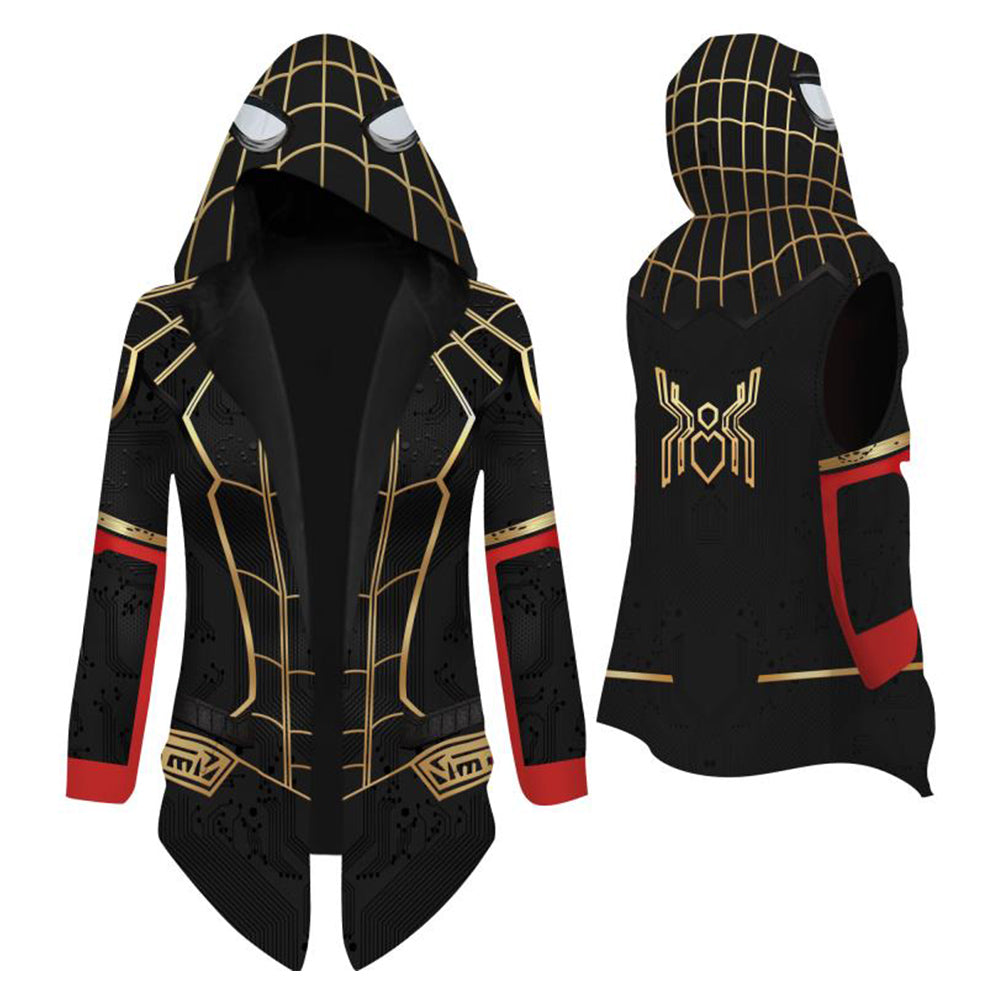 No Way Home Cosplay Long Coat Hooded