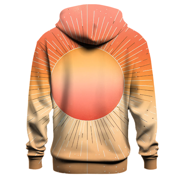 Sunset Peach Glow Hoodie Hoodie Designs