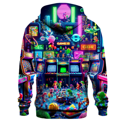 80s Arcade Retro Hoodie