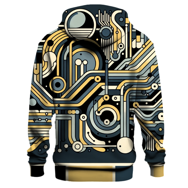 Abstract Circuit Hoodie