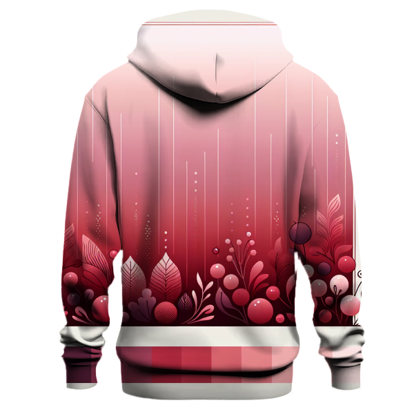 Crimson Berry Burst Hoodie