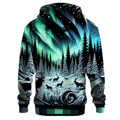 Nordic Yule Forest Hoodie