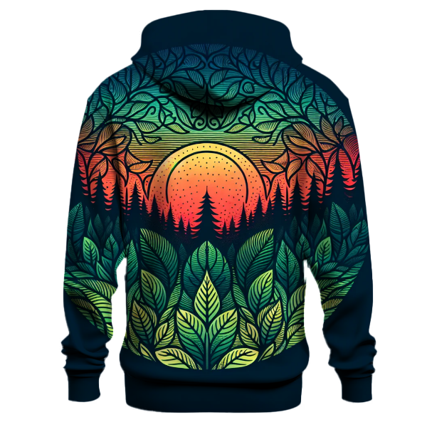 Forest Canopy Sunset Hoodie