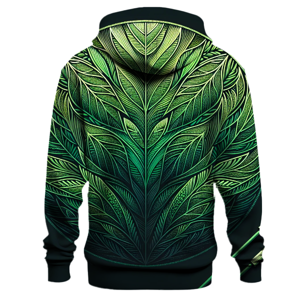 Lush Green Forest Gradient Hoodie