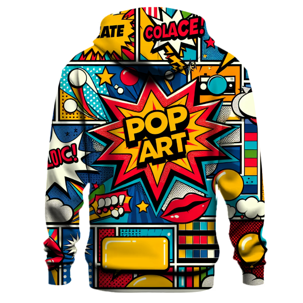 70s Pop Art Explosion Hoodie