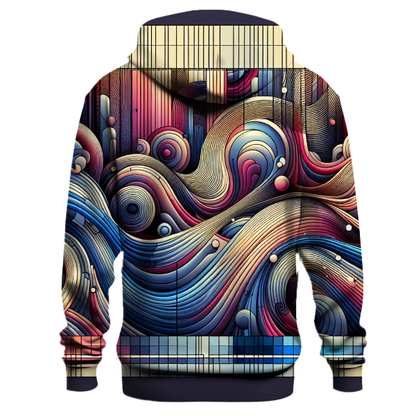 Abstract Audio Waves Hoodie