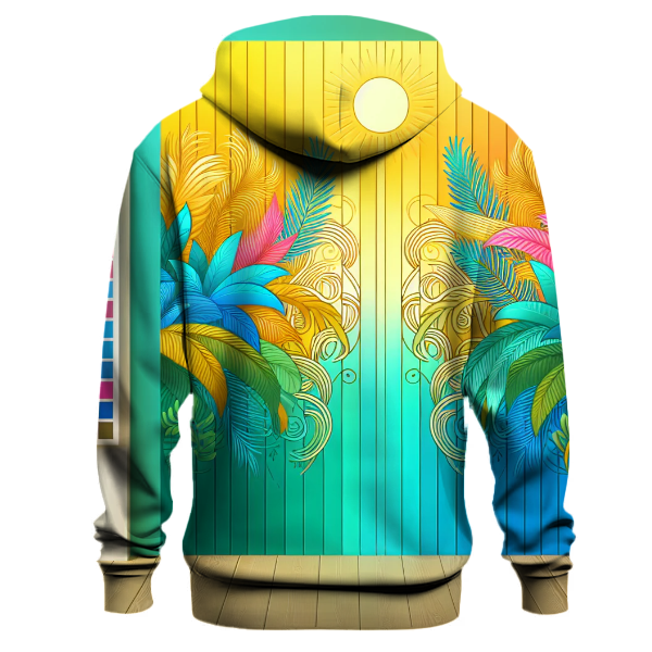 Bright Tropic Splash Hoodie