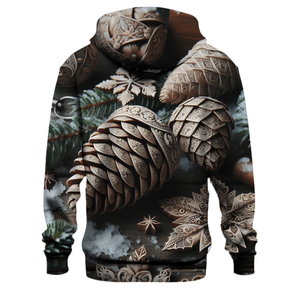 Festive Pinecone Forest Hoodie