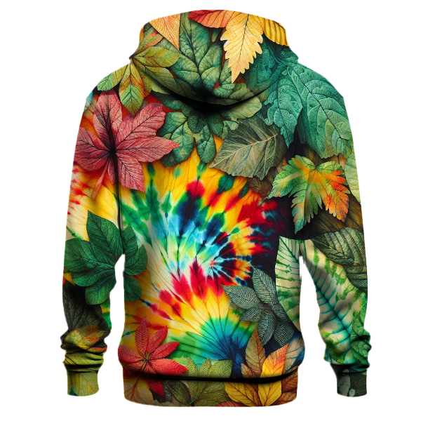 Radiant Rainforest Tie-dye Design Hoodie