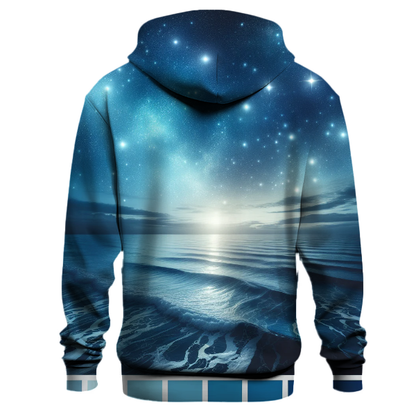 Starry Night Over the Sea Hoodie