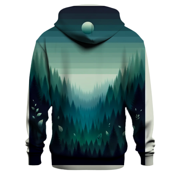 Moonlit Forest Fade Hoodie