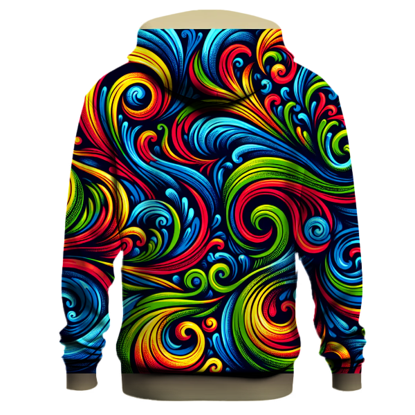 70s Funkadelic Pattern Hoodie