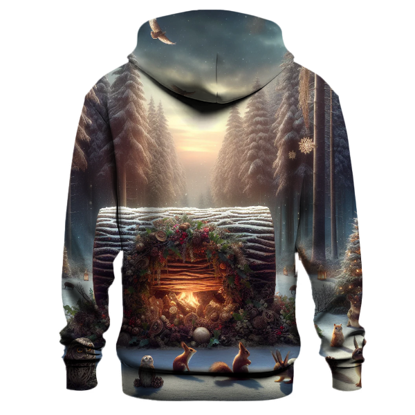 Yule Log Woodland Adventure Hoodie