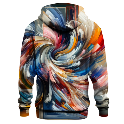 Abstract Expressionism Pulse Hoodie