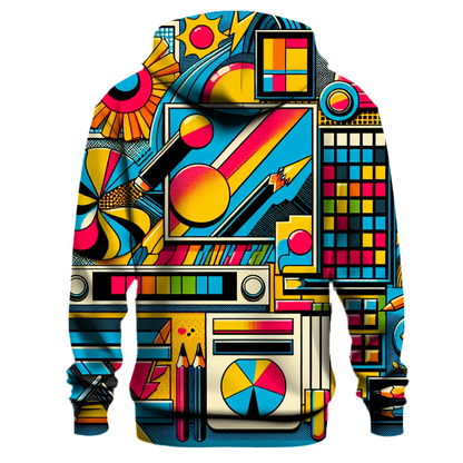 80s Retro Pop Art Hoodie