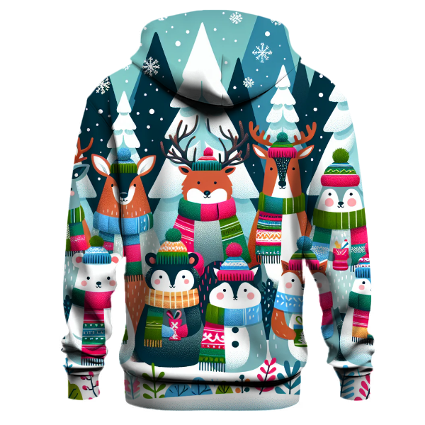 Frosty Forest Friends Hoodie