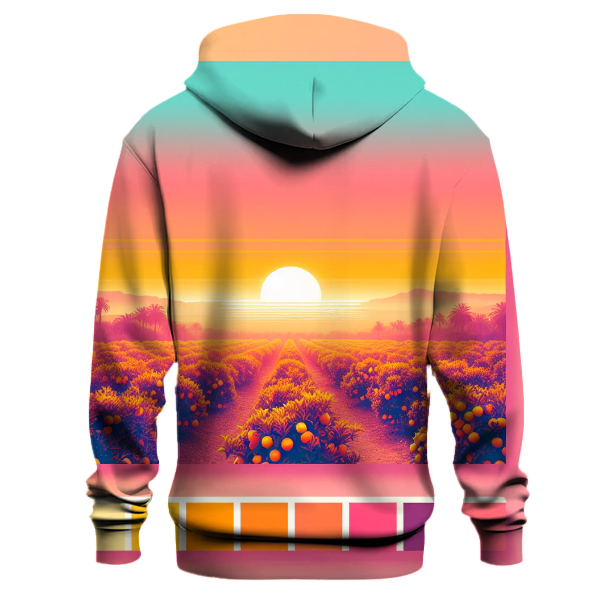 Citrus Sunrise Glow Hoodie Hoodie Designs