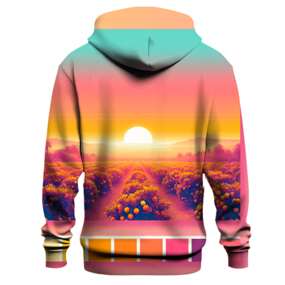 Citrus Sunrise Glow Hoodie Hoodie Designs