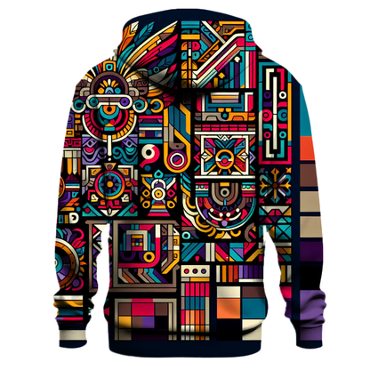 Abstract Aztec Revival Hoodie