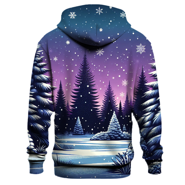 Snowy Forest Escape Hoodie