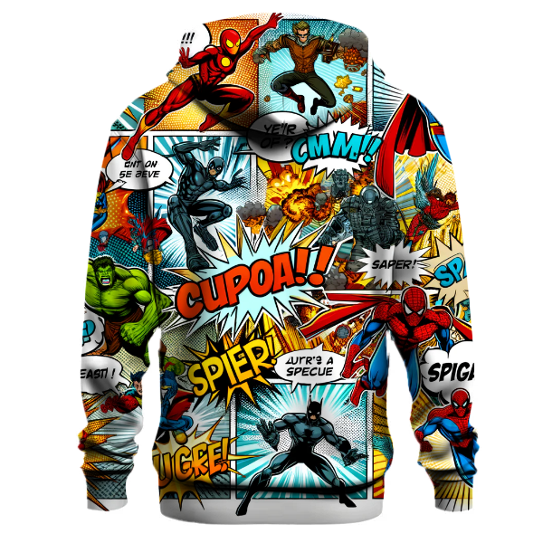 Comic Book Heroes Hoodie