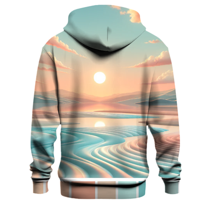 Dawn Over River Gradient Hoodie