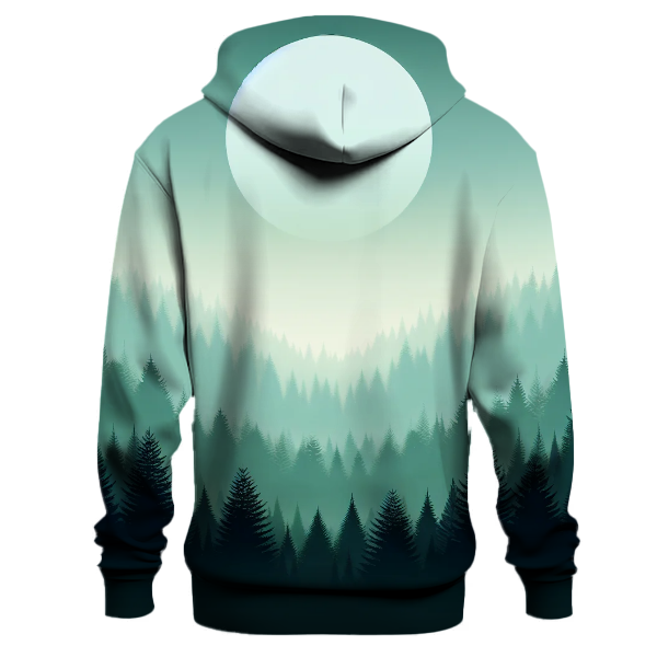 Serene Misty Forest Hoodie