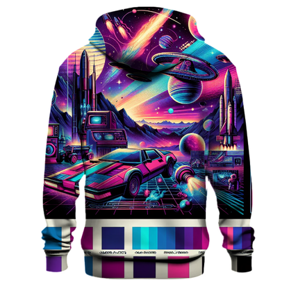 80s Sci-Fi Visions Hoodie