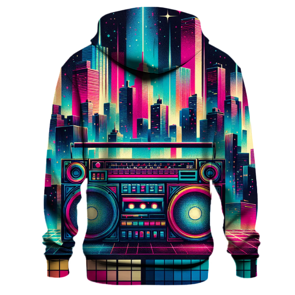 Boombox Cityscape Hoodie