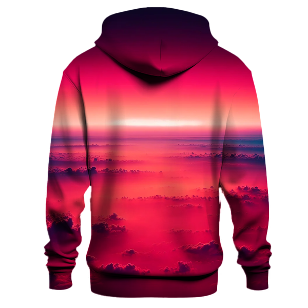 Crimson Sky Serenade Hoodie