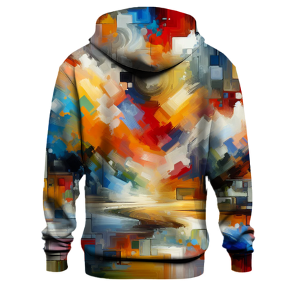 Abstract Expressionist Vibes Hoodie