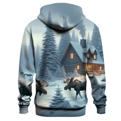 Merry Moose Lodge Hoodie