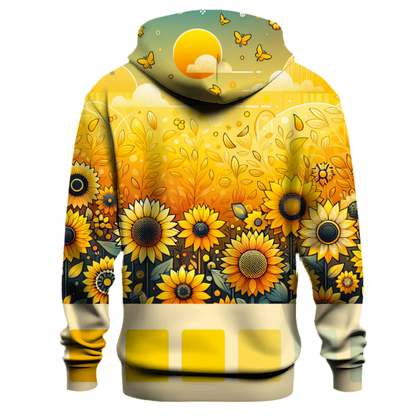 Sunflower Field Gradient Hoodie