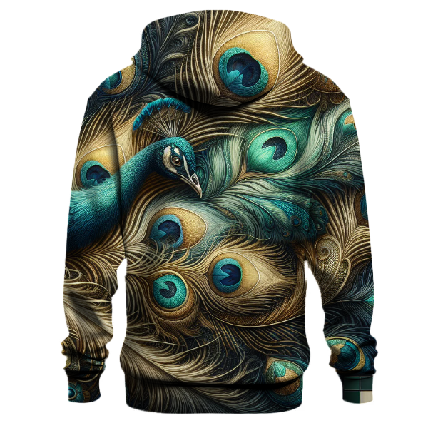 Regal Peacock Paradise Hoodie