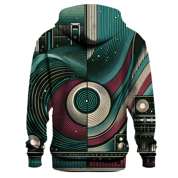 Abstract Analog Waveforms Hoodie