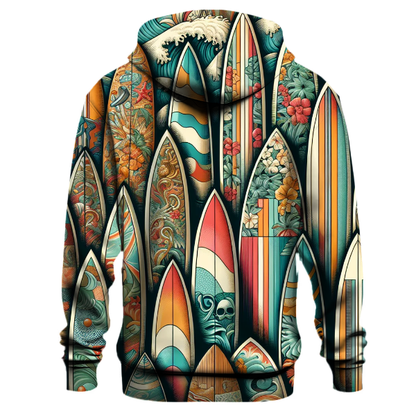 Rad 80s Surfboards Hoodie