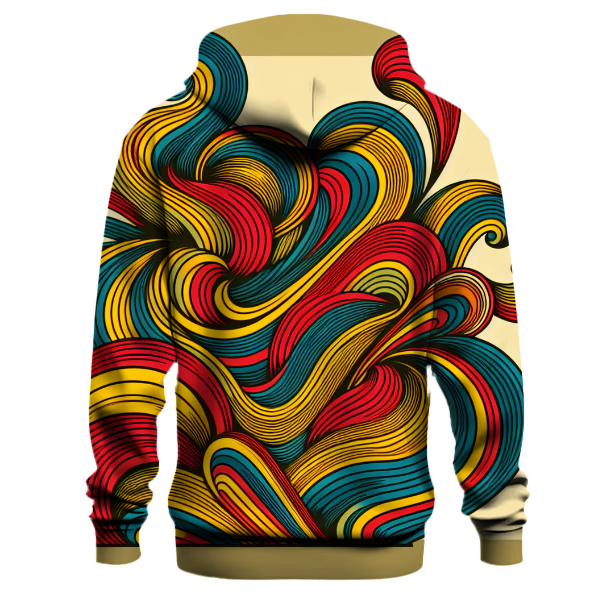 70s Groove Lines Hoodie